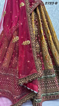Heavy Velvet Bridal Wedding Lehenga Choli