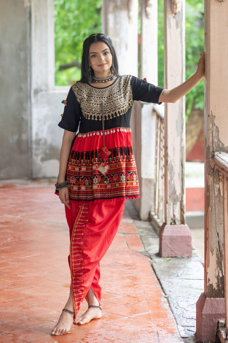 Navratri Garba Garba Special Kedia and Tulip Pants for Women's