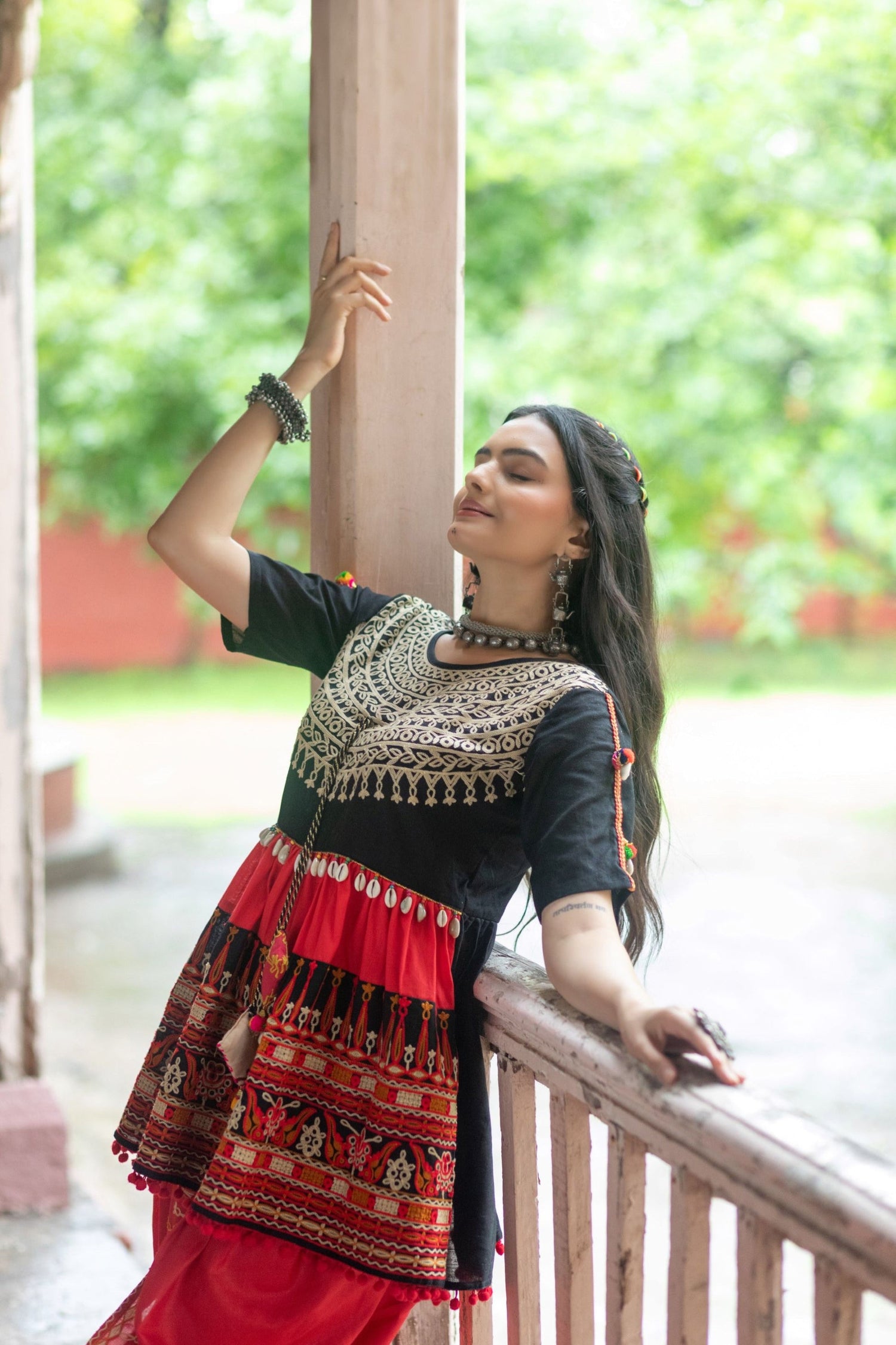 Navratri Kedia and Tulip Garba Dress