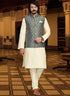 Blue Colour Outluk 120 Occasion Wear Mens Modi Jacket Kurta Pajama Catalog 12003 - Anant Exports
