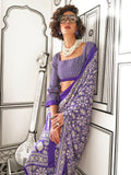 Ajrak Print Saree
