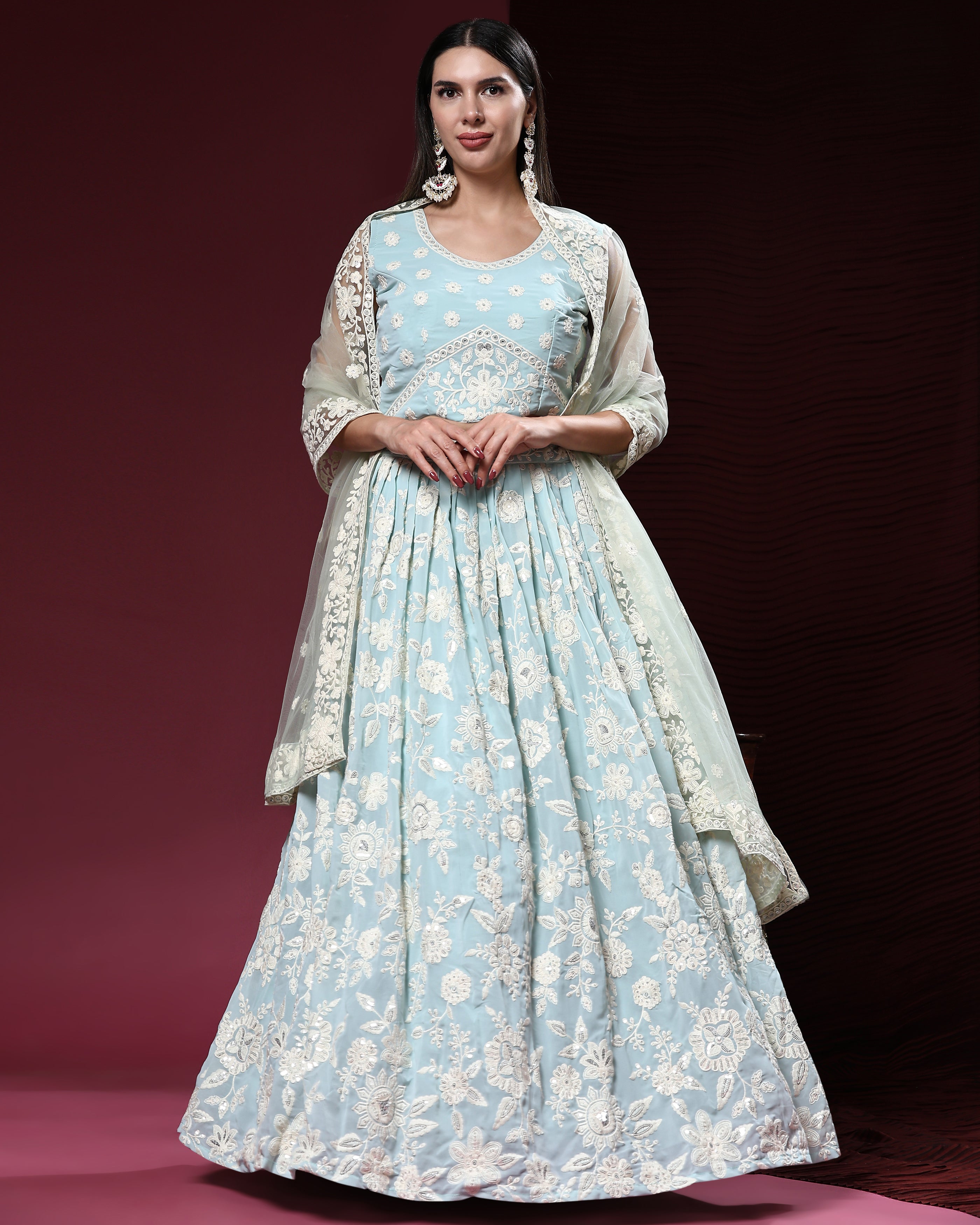 READYMADE CROP TOP LEHENGA D.NO C1944