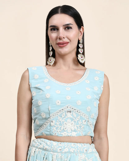 READYMADE CROP TOP LEHENGA D.NO C1944 - Anant Exports