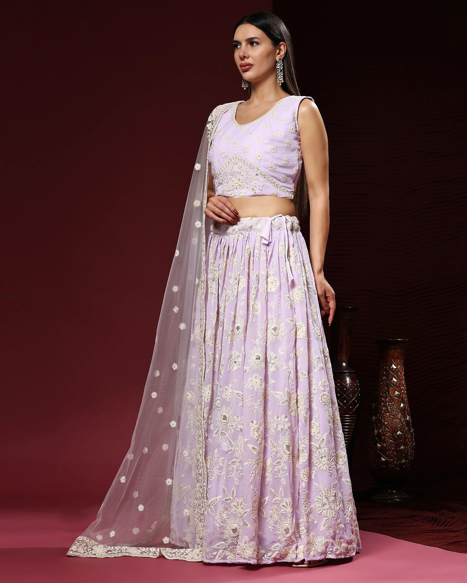 READYMADE CROP TOP LEHENGA D.NO C1944 - Anant Exports