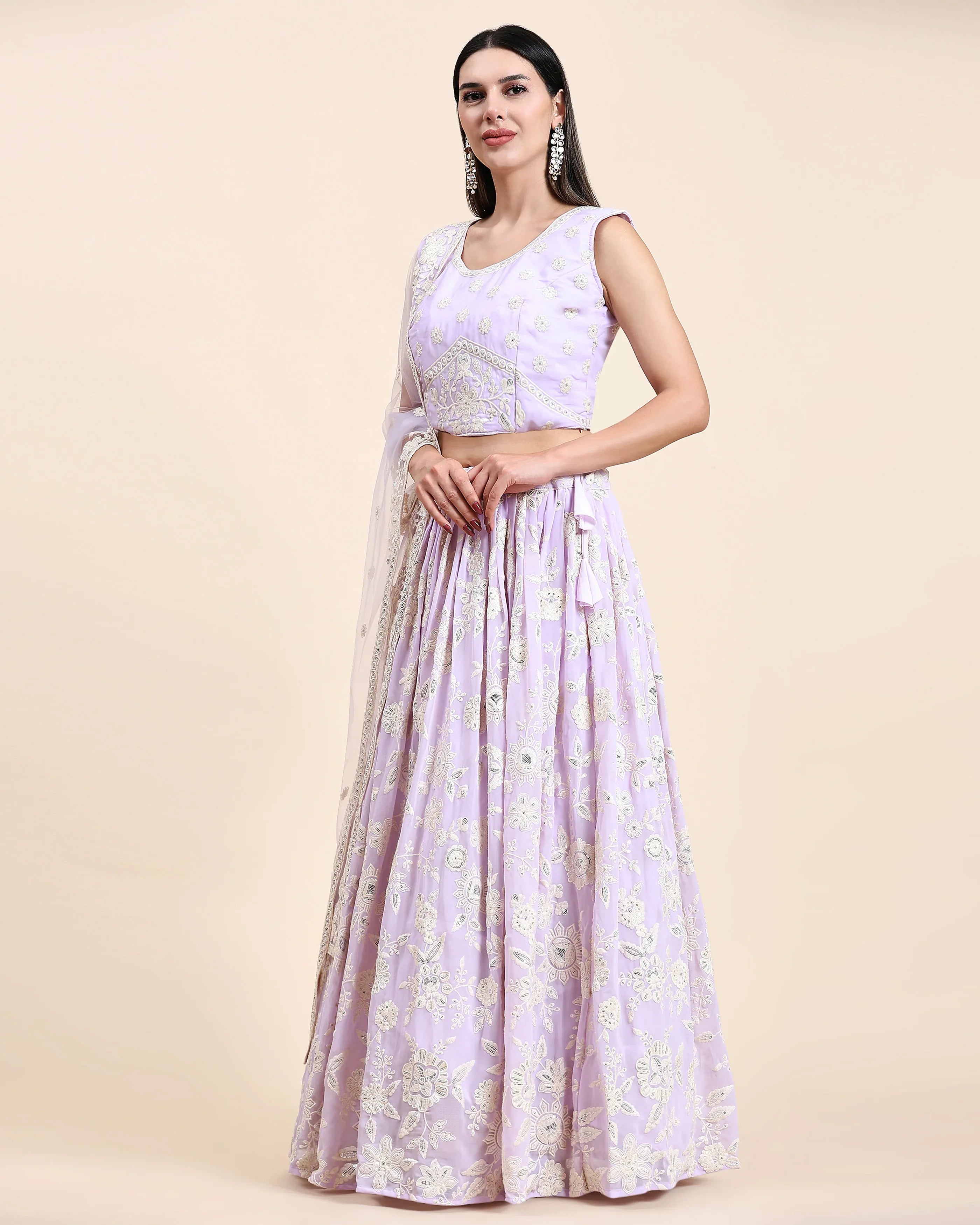 READYMADE CROP TOP LEHENGA D.NO C1944 - Anant Exports
