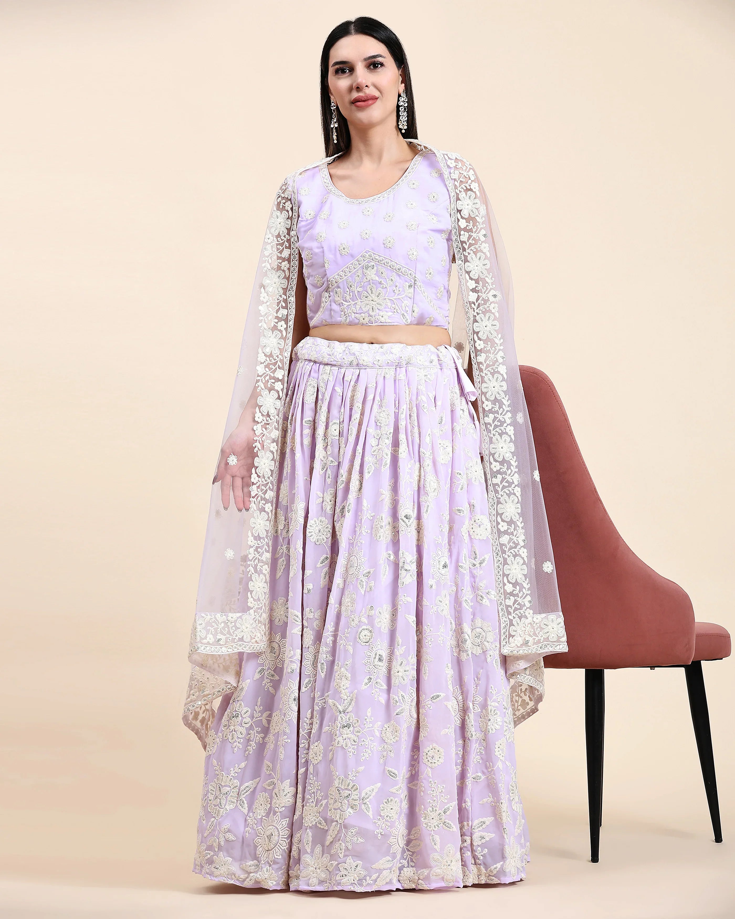 READYMADE CROP TOP LEHENGA D.NO C1944 - Anant Exports