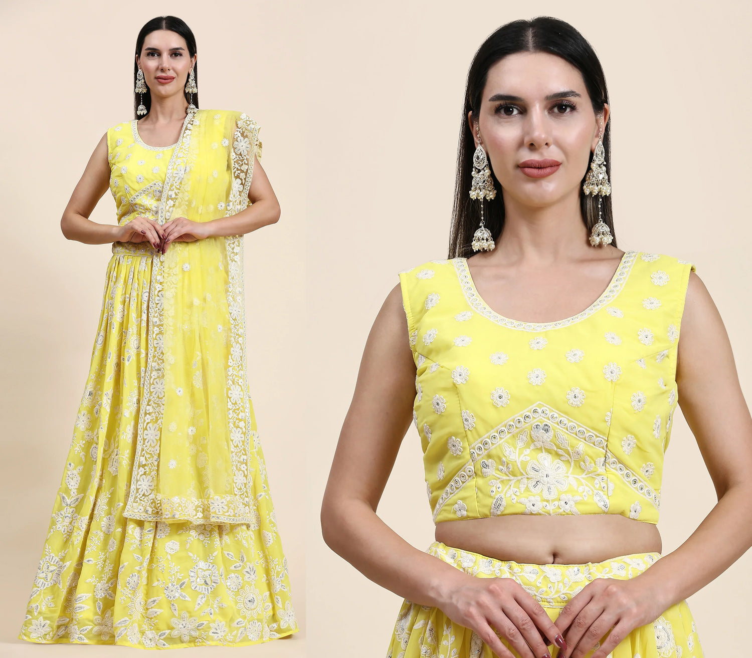 READYMADE CROP TOP LEHENGA D.NO C1944 - Anant Exports