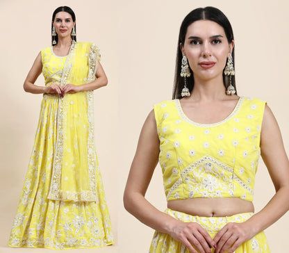 READYMADE CROP TOP LEHENGA D.NO C1944 - Anant Exports