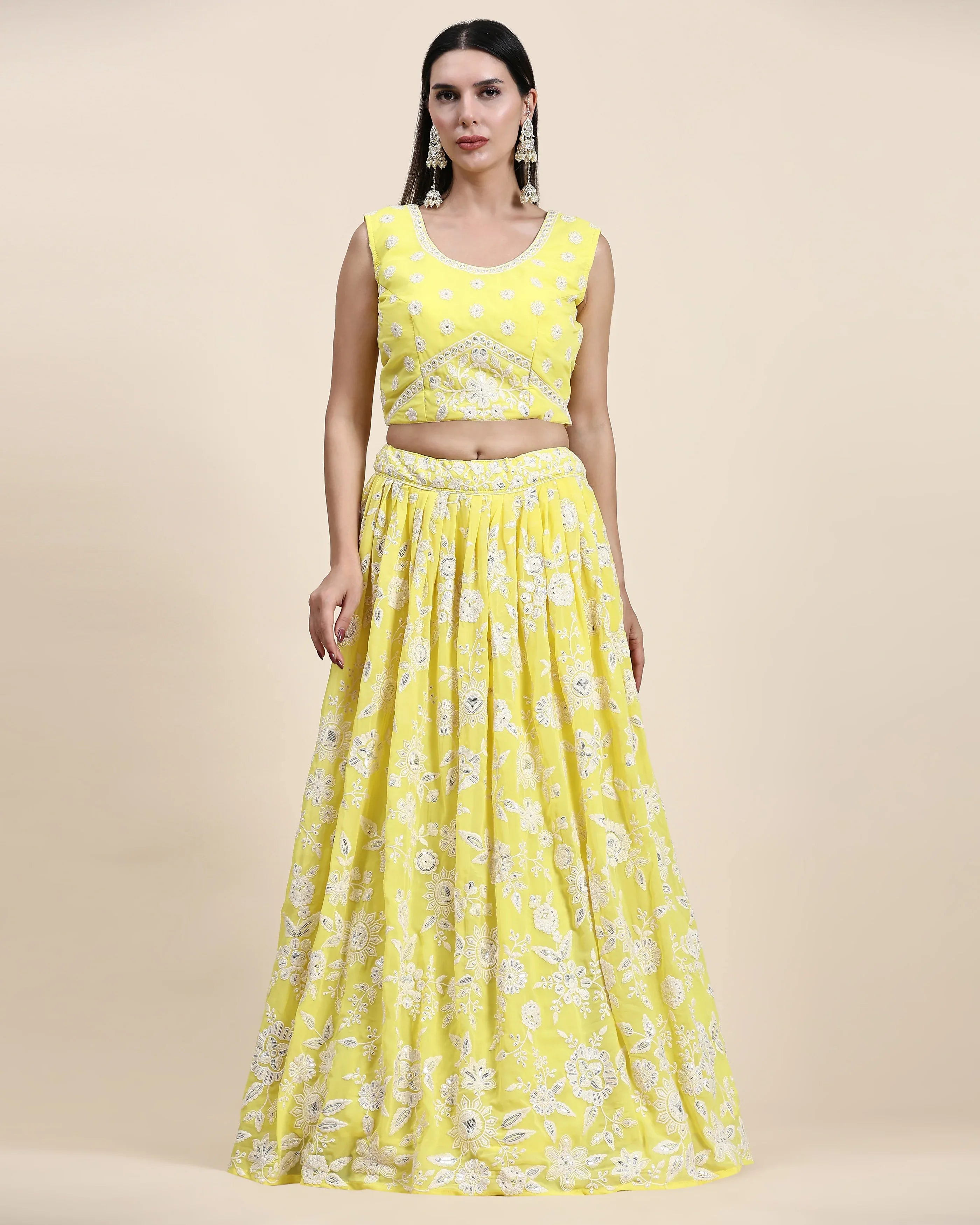 READYMADE CROP TOP LEHENGA D.NO C1944 - Anant Exports