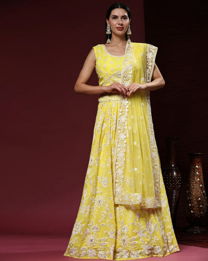 READYMADE CROP TOP LEHENGA D.NO C1944 - Anant Exports