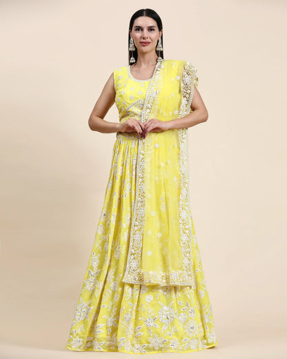 READYMADE CROP TOP LEHENGA D.NO C1944 - Anant Exports