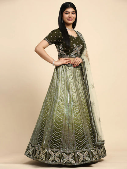 Beautiful Designer Wedding Readymade Crop Top Lehenga Choli