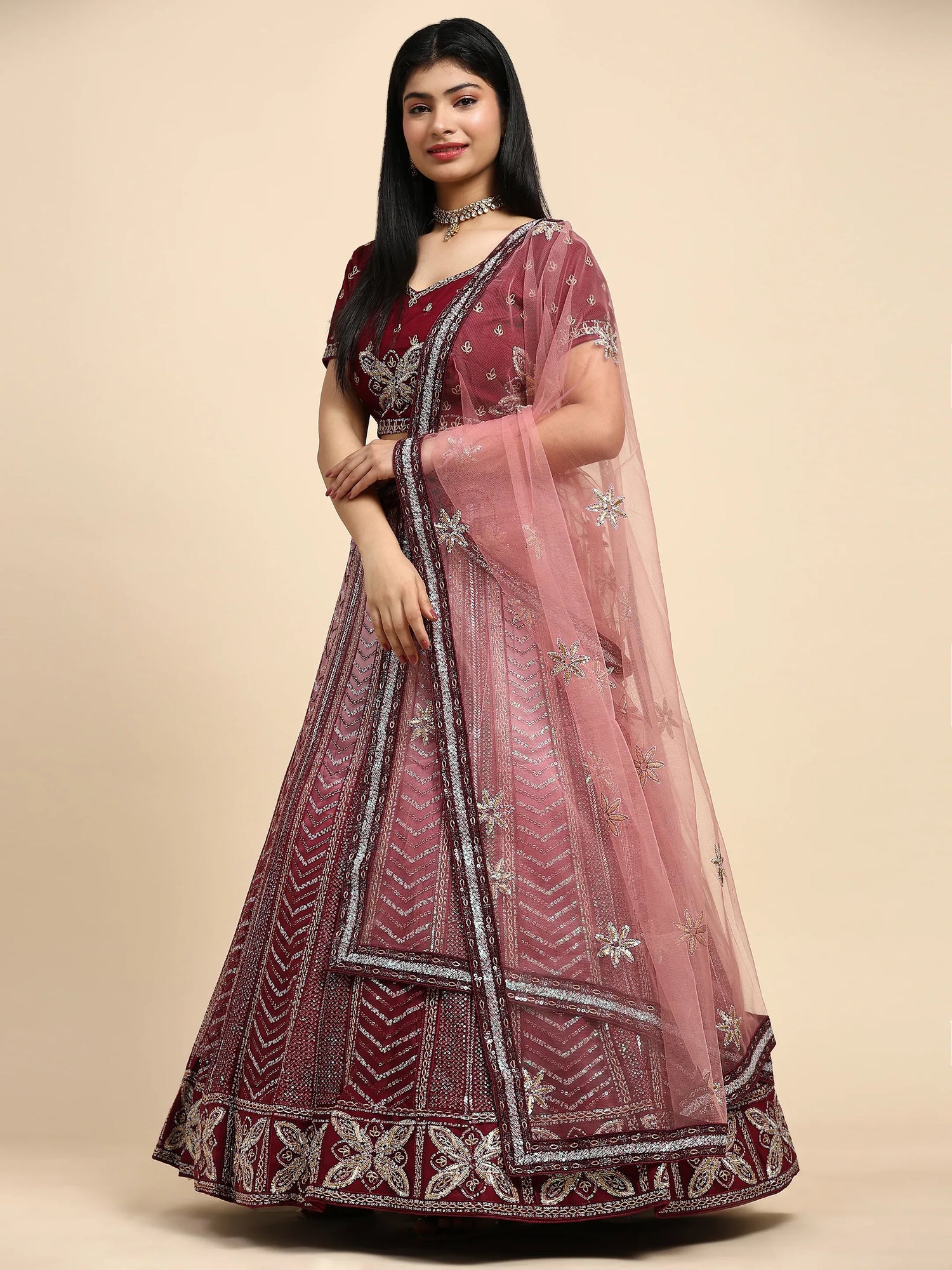 Beautiful Designer Wedding Readymade Crop Top Lehenga Choli