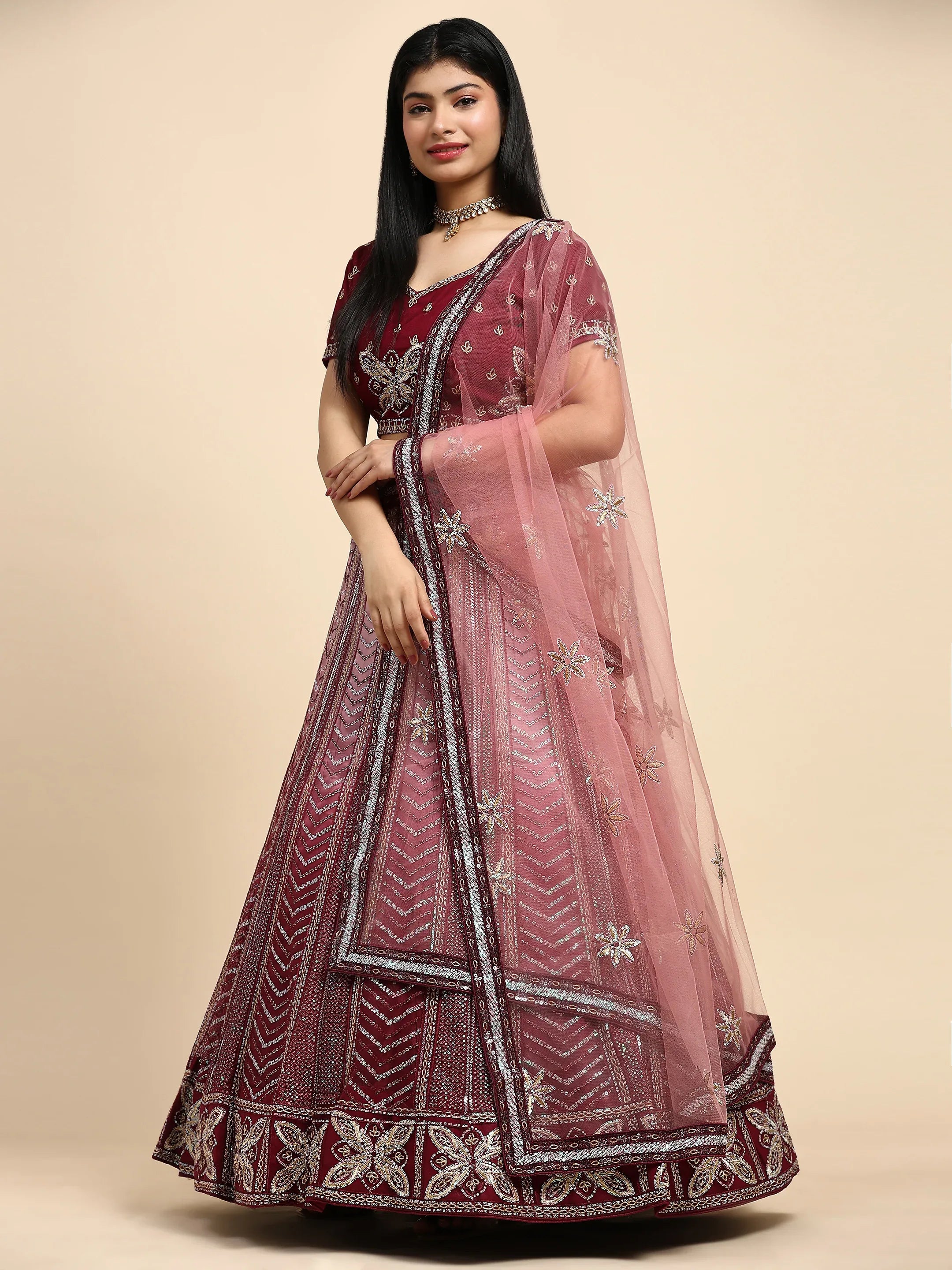 Beautiful Designer Wedding Readymade Crop Top Lehenga Choli
