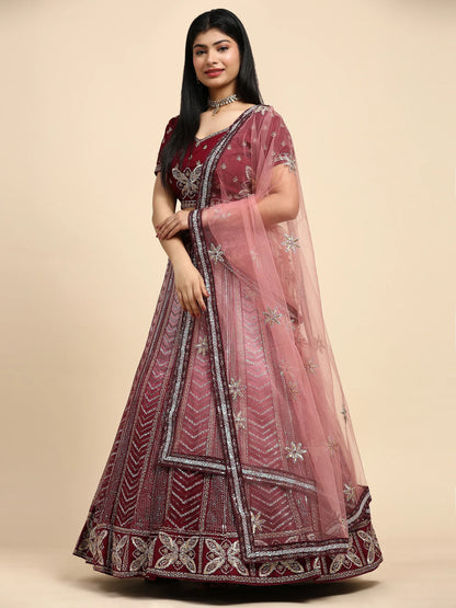 Beautiful Designer Wedding Readymade Crop Top Lehenga Choli