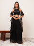 Imported Georgette Indo Western Crop Top