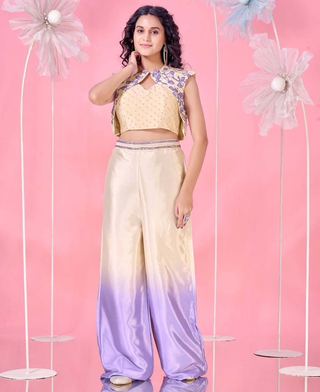 Crop Top Suit