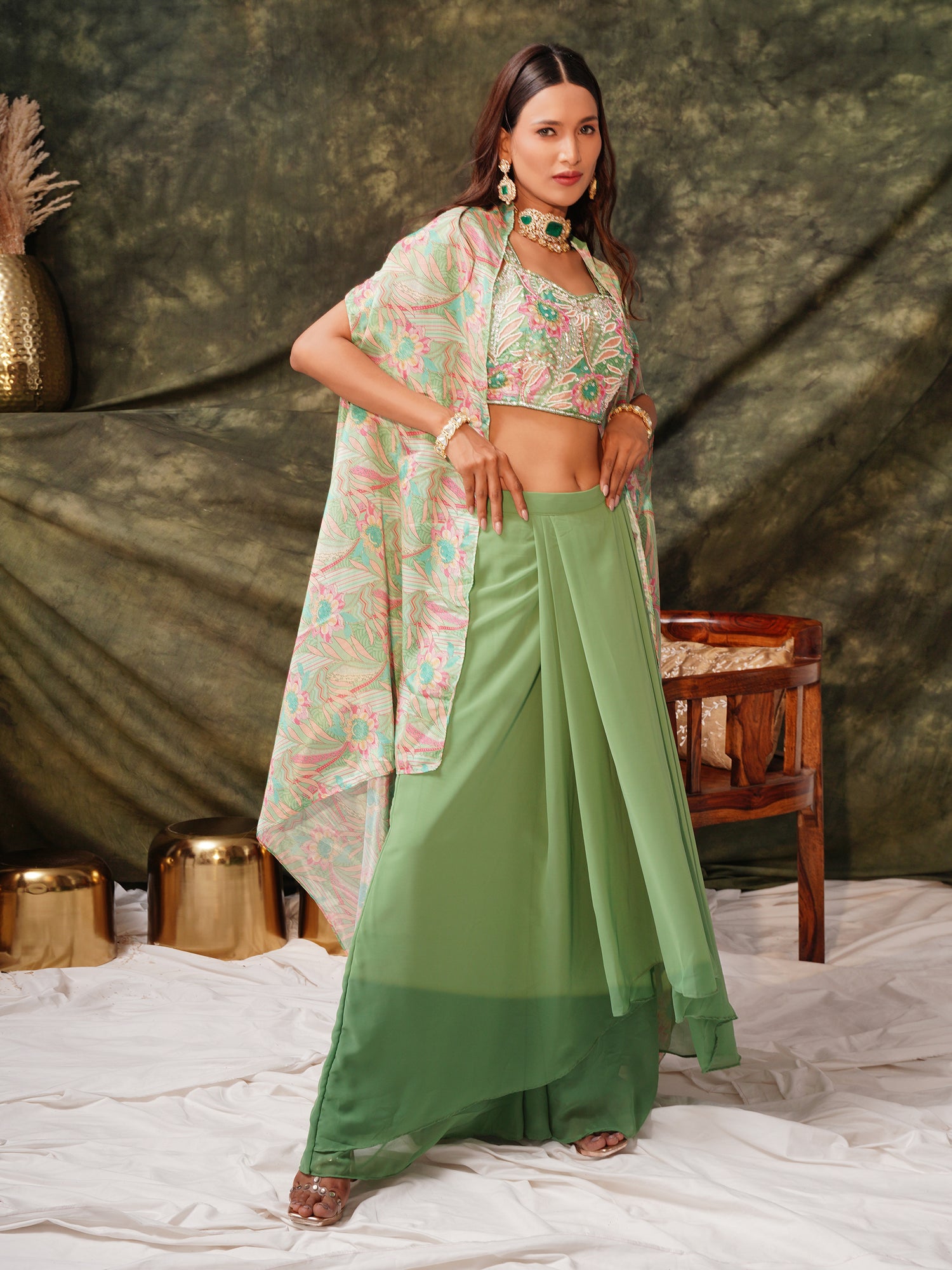 Ready-to-Wear Crop top Dress