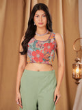 Indo Western Crop Top