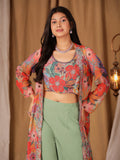 Indo Western Crop Top