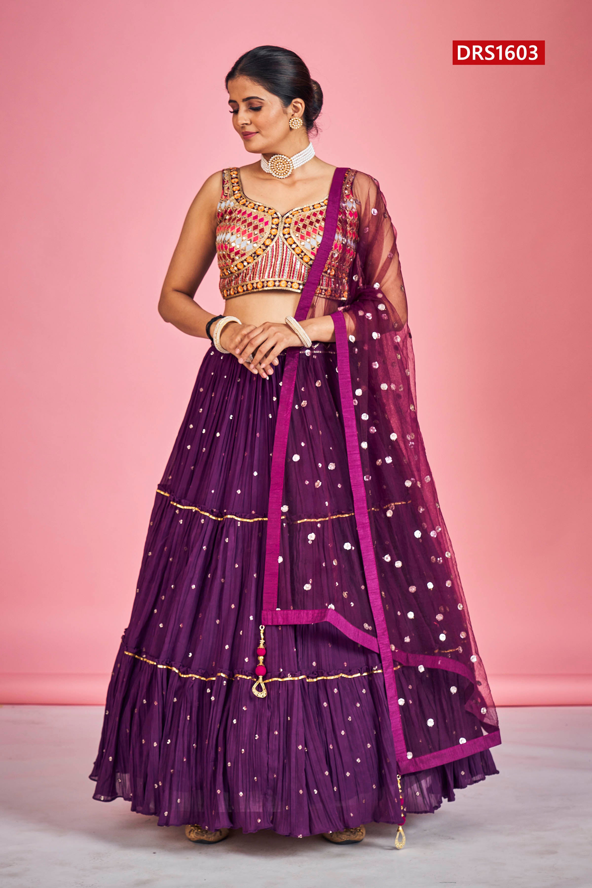 Regina Designer Occasion Wear Lehenga D.No 1603