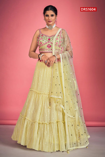 Regina Designer Occasion Wear Lehenga D.No 1604 - Anant Exports