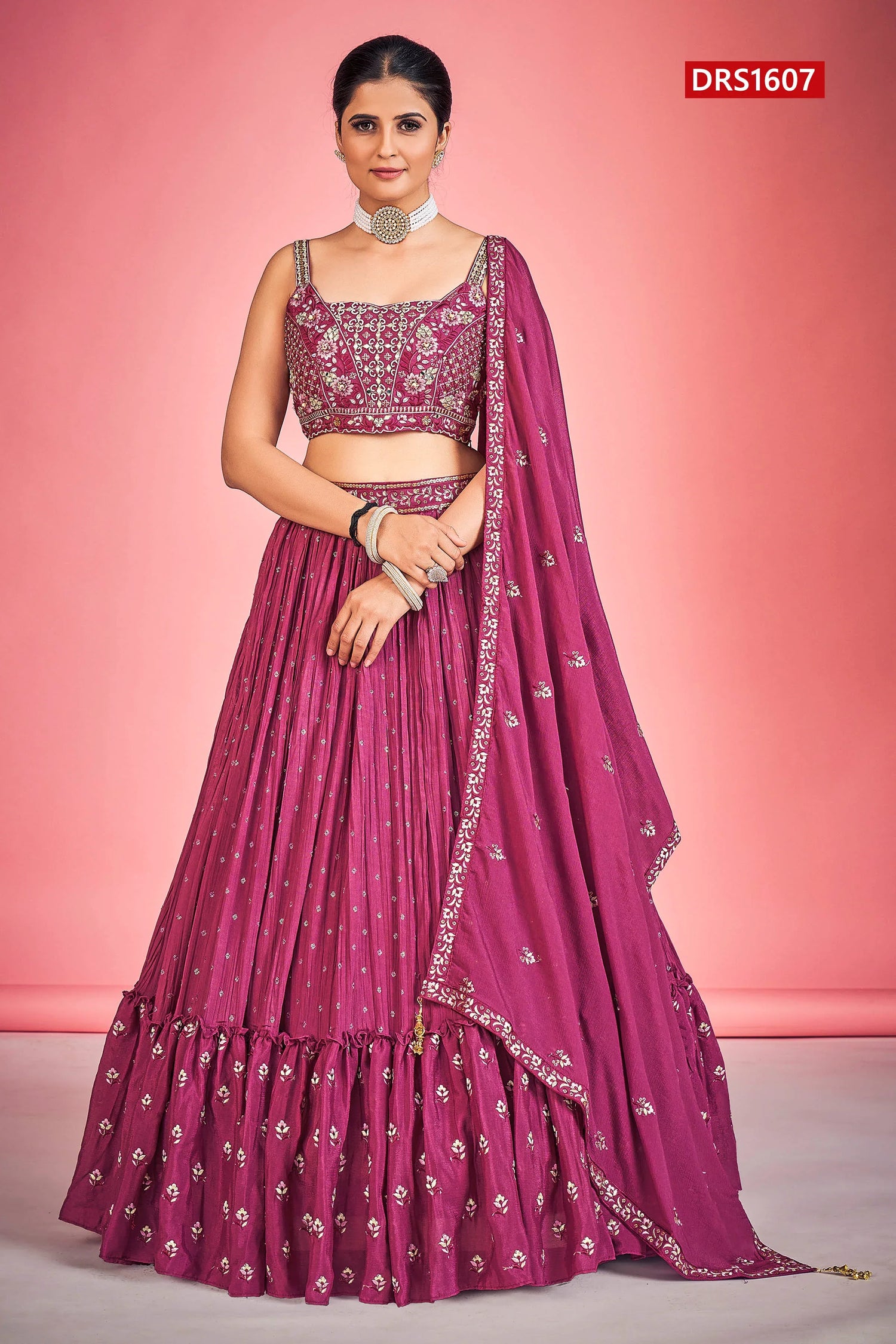 Regina Designer Occasion Wear Lehenga D.No 1607 - Anant Exports