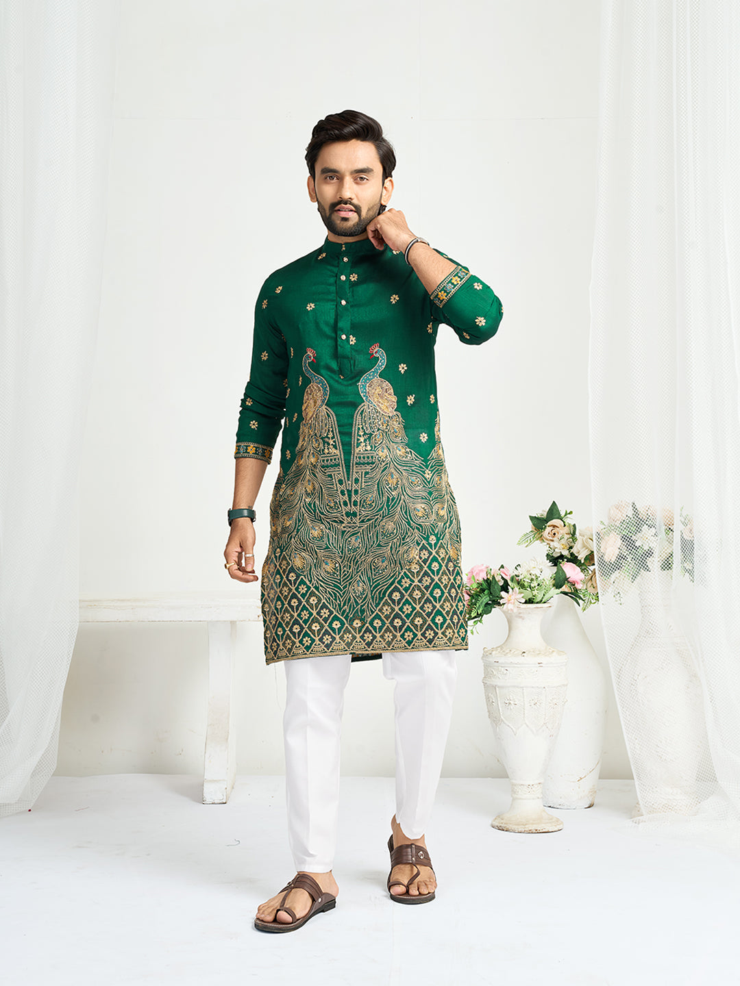 Couple Dress L-40 / Green Couple Dress L-40 / Green