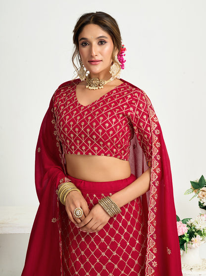 Red Pure Soft Fendi Silk Matching Combo Couple Dress  Anant Tex Exports Pvt.Ltd..