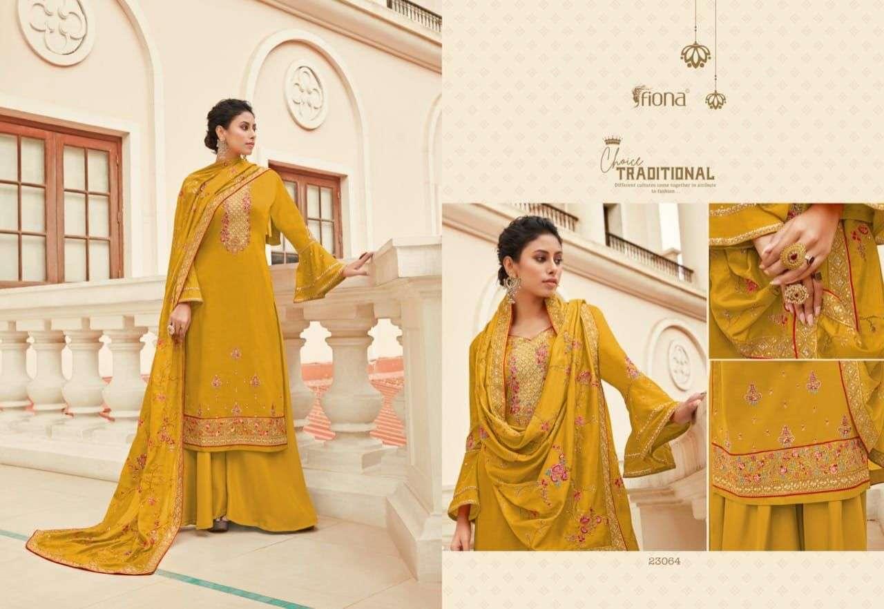 Ghazal By Fiona 23061 To 23067 Series Chinon Full Stiched Salwar Suits (1995x07)