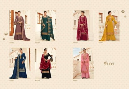 Ghazal By Fiona 23061 To 23067 Series Chinon Full Stiched Salwar Suits (1995x07)
