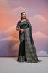 Black Pure Soft Bengalori Handloom Row Silk Saree Row Silk Saree Anant Tex Exports Pvt.Ltd..
