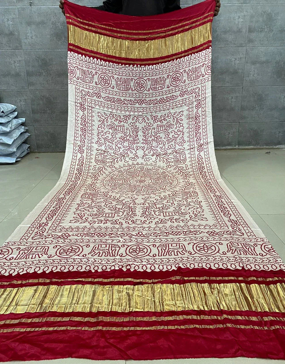 Designer Digital Print Gaji Modal Silk Duptta - Anant Exports