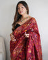 KASHMIRI SPECIAL SLAB PASHMINA KACHI SAREE - Anant Exports