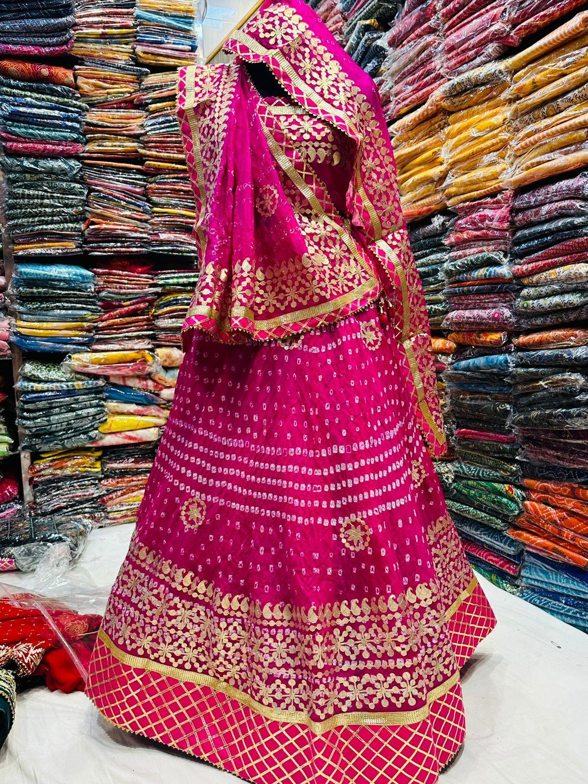 Jaipur Beautiful Designer Heavy Gota Patti Lehenga Chunni Anant Tex Exports Private Limited