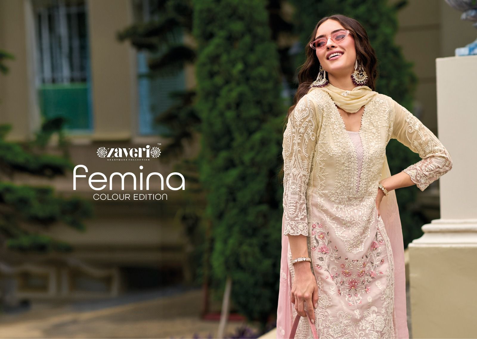 Zaveri Femina Colour Edition 1262-1064 Series Latest Pakistani Salwar Kameez Dno.1263