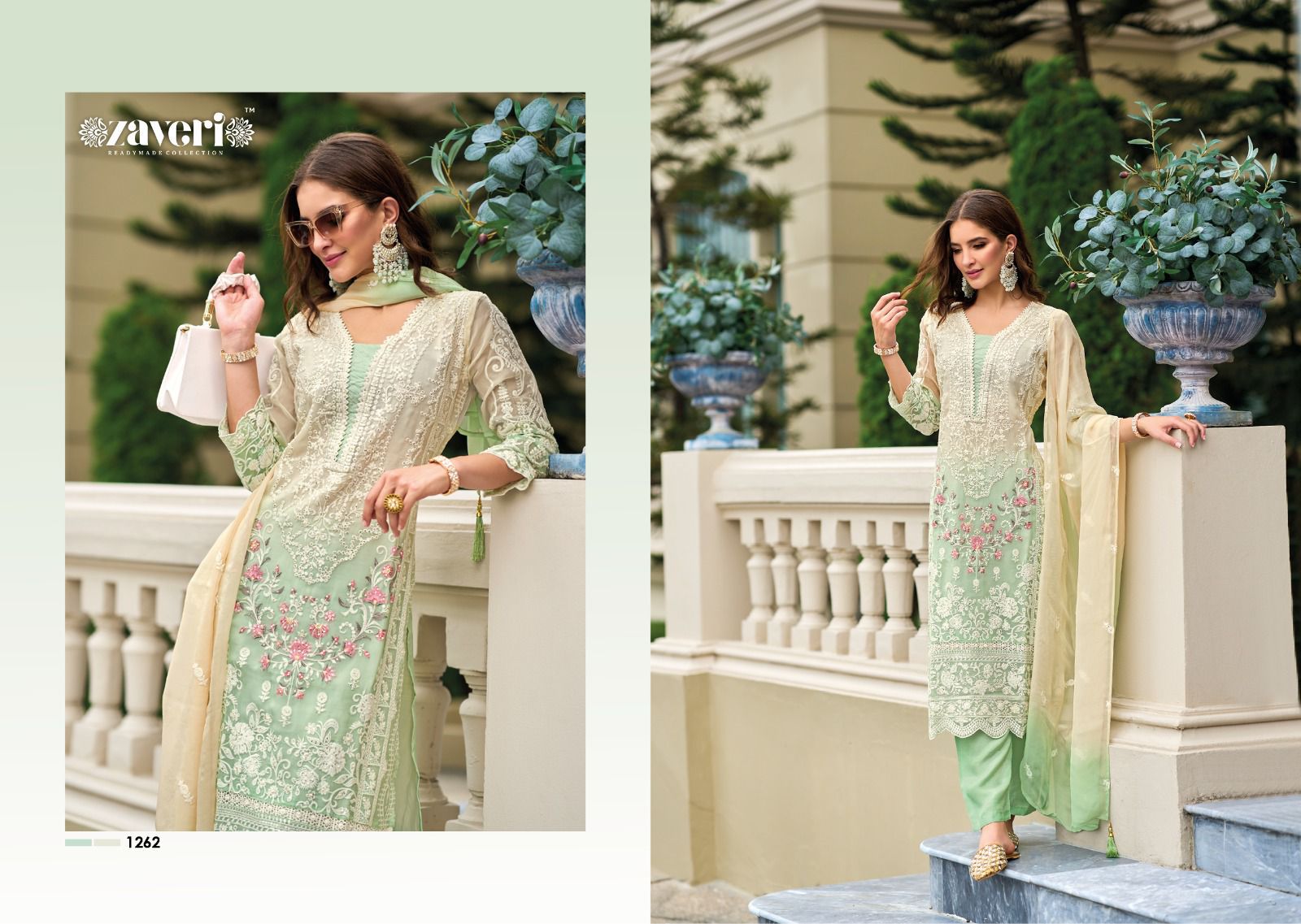 Zaveri Femina Colour Edition 1262-1064 Series Latest Pakistani Salwar Kameez Dno.1262