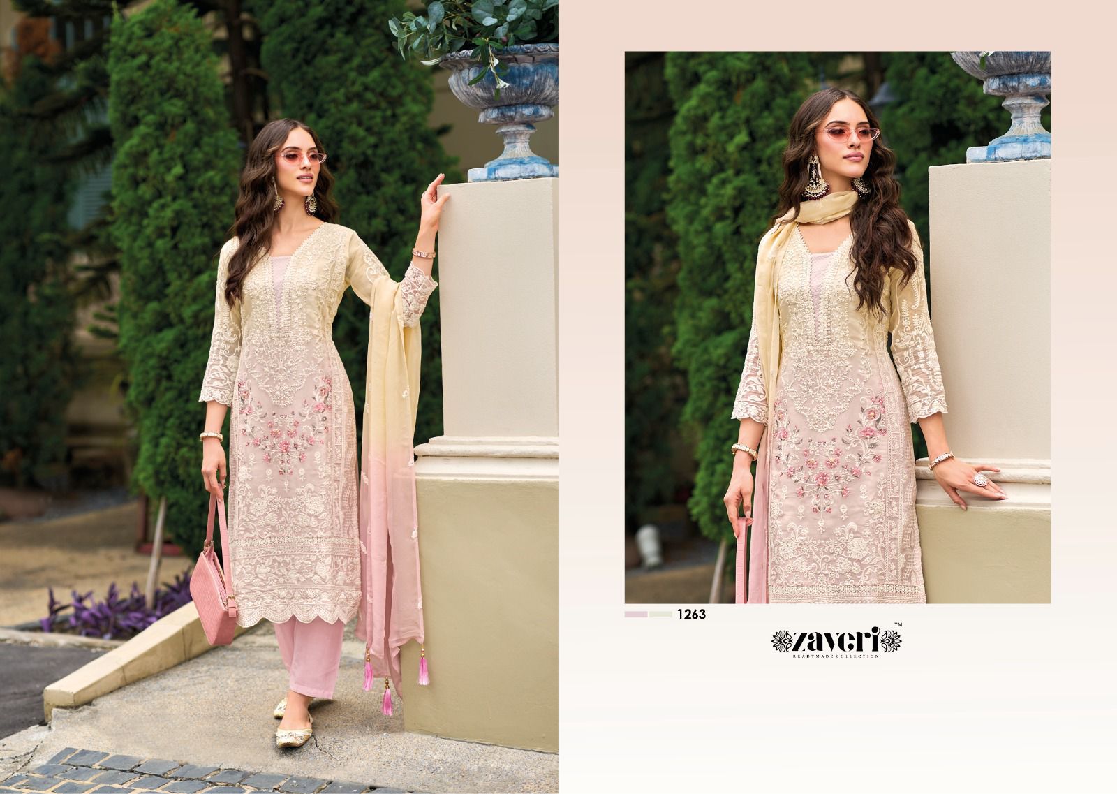 Zaveri Femina Colour Edition 1262-1064 Series Latest Pakistani Salwar Kameez Dno.1263