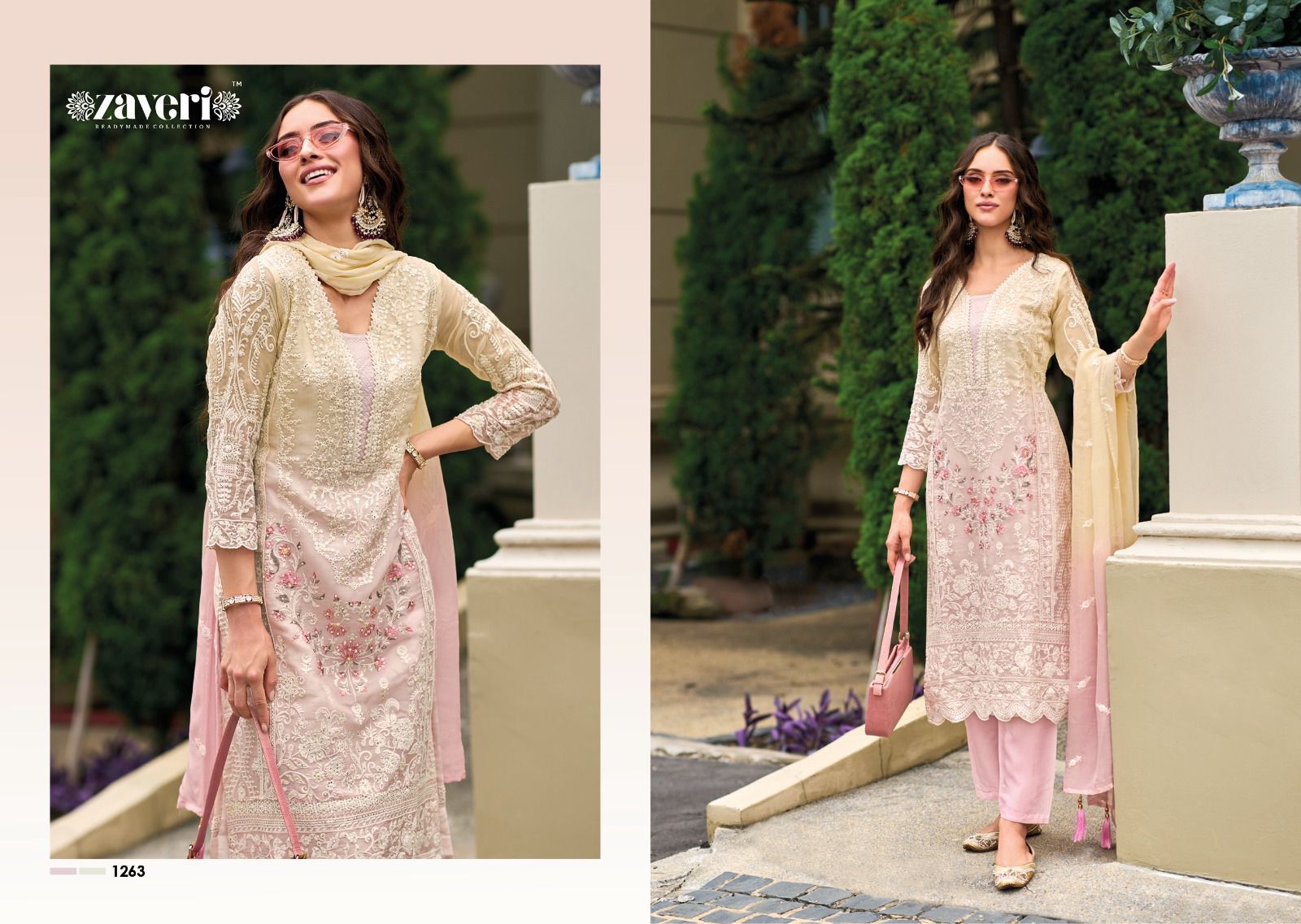 Zaveri Femina Colour Edition 1262-1064 Series Latest Pakistani Salwar Kameez Dno.1263