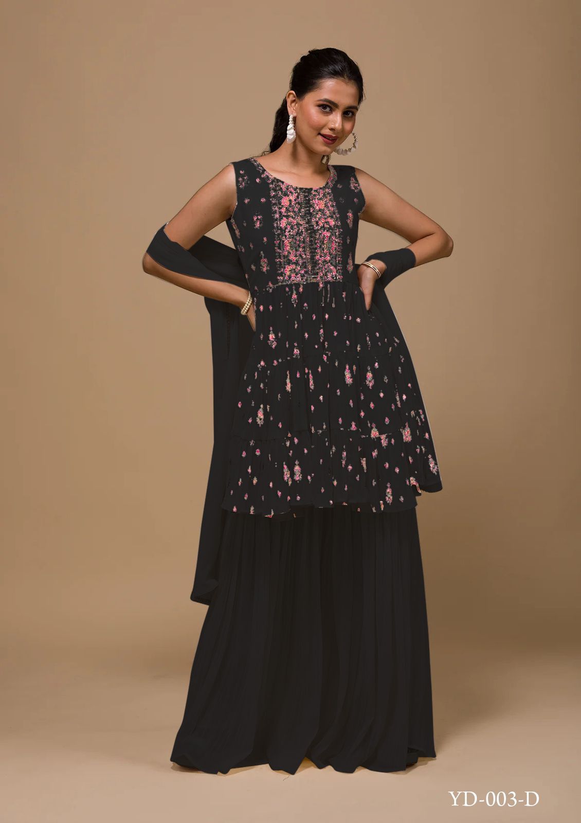 New Party Wear Readymade Begum 003 Sahara Suit Collection
