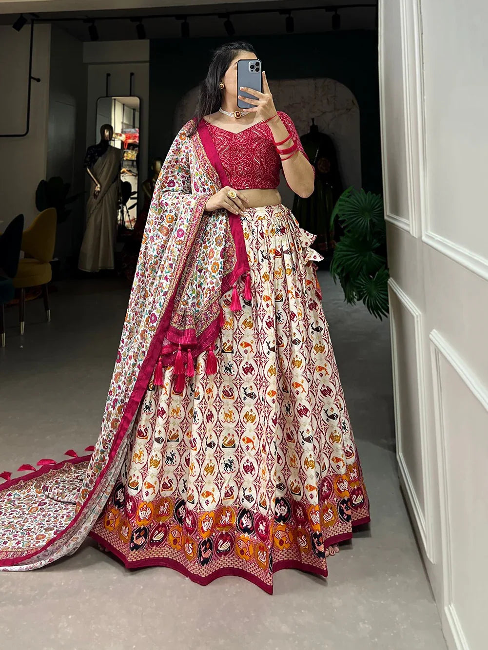Navratri Wear Traditional Lehenga Choli D.No.1635