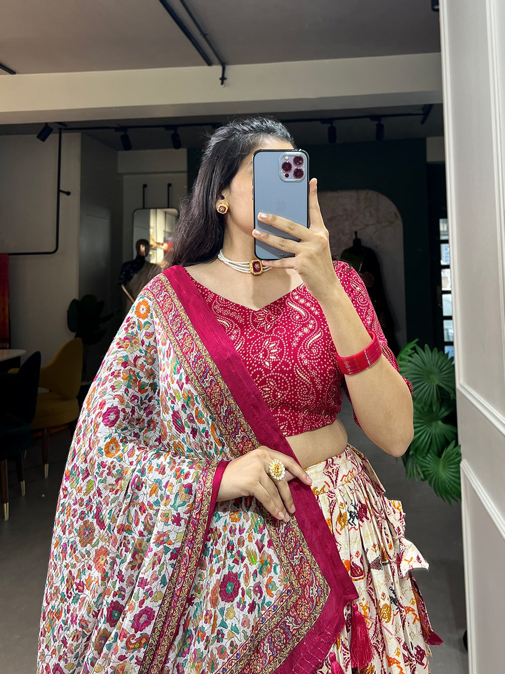 Navratri Wear Traditional Lehenga Choli D.No.1635