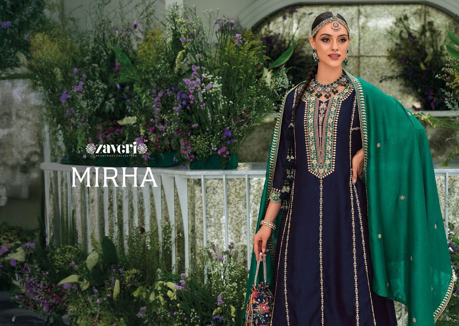 Mirha Zaveri 1227-1230 Series Latest Fancy Pakistani Readymade Salwar Kameez Dno.1228