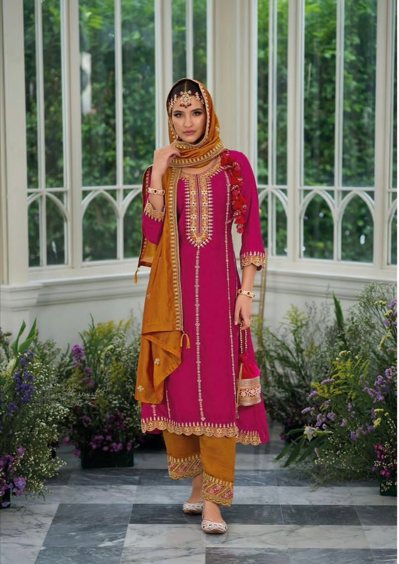 Mirha Zaveri 1227-1230 Series Latest Fancy Pakistani Readymade Salwar Kameez Dno.1230