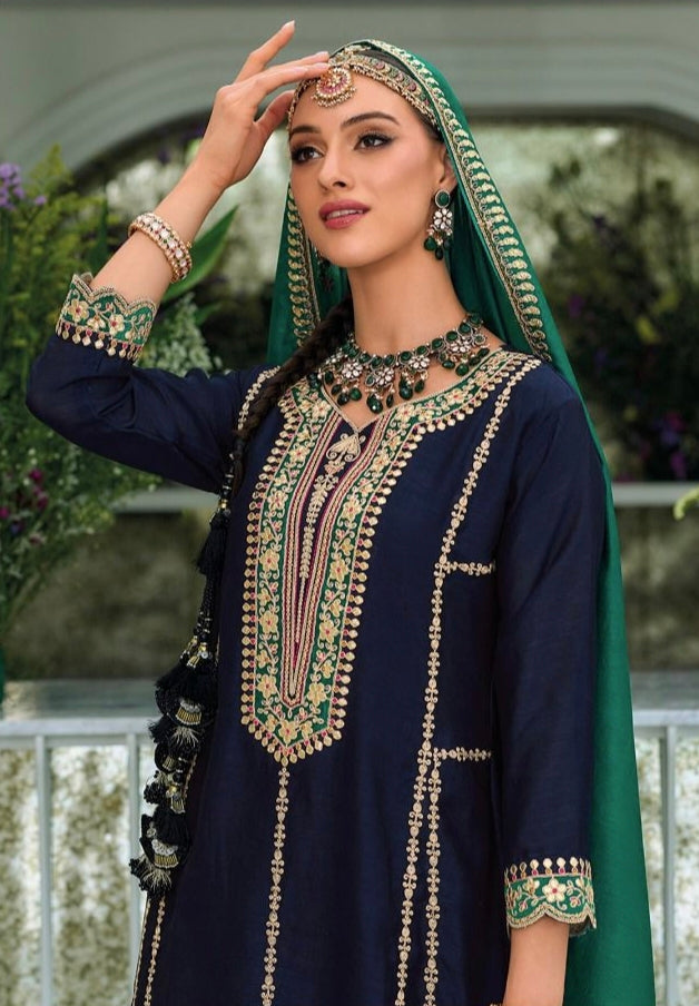 Mirha Zaveri 1227-1230 Series Latest Fancy Pakistani Readymade Salwar Kameez Dno.1228
