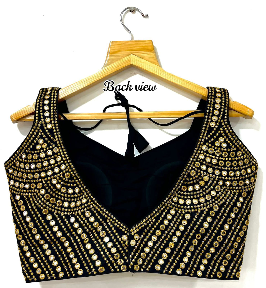 Beautiful Designer Mirror Bindi Foil Blouse