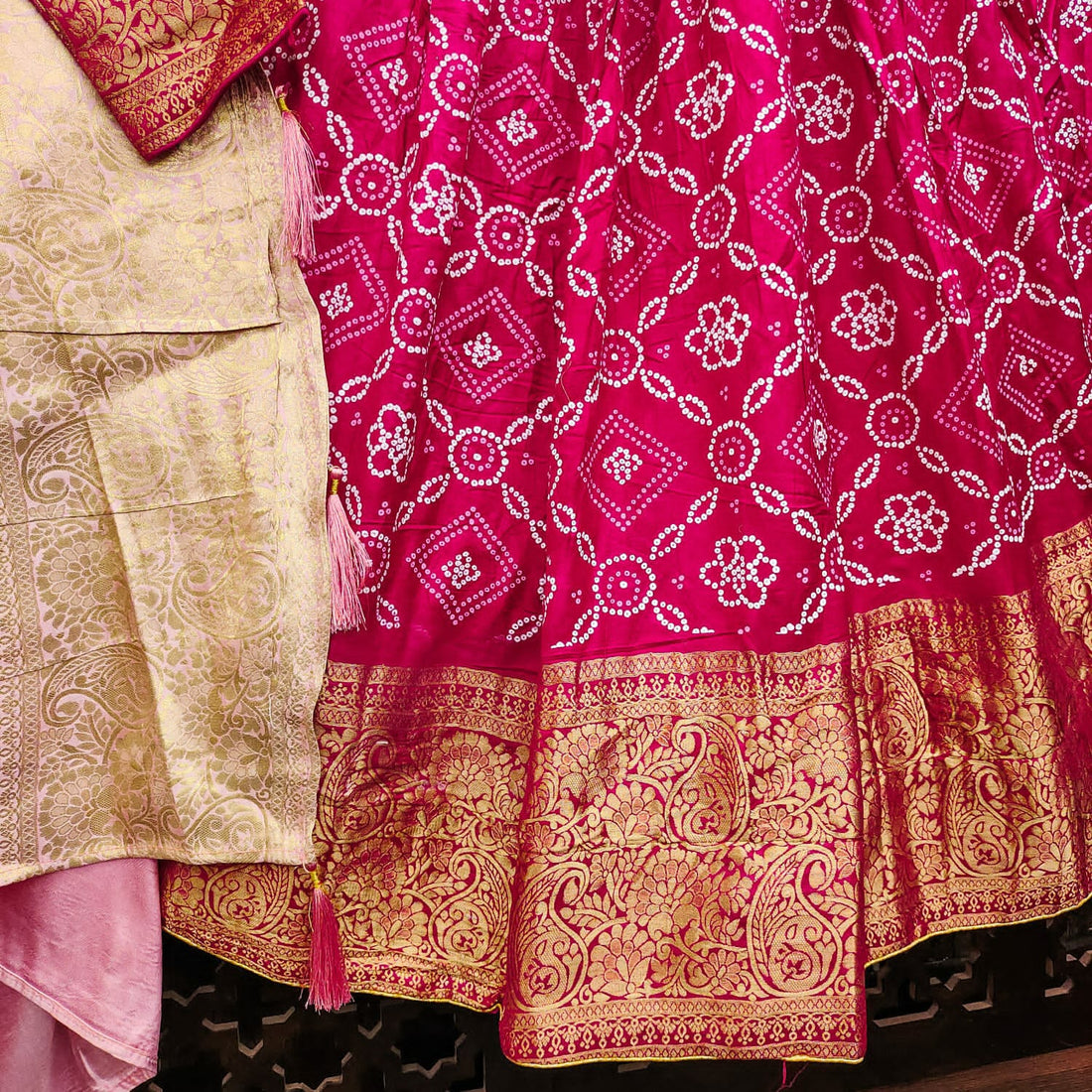 Beautiful Designer Gajji Silk Viscose Print Lehenga Choli