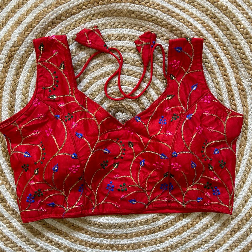 Beautiful Designer Phontam Silk Blouse