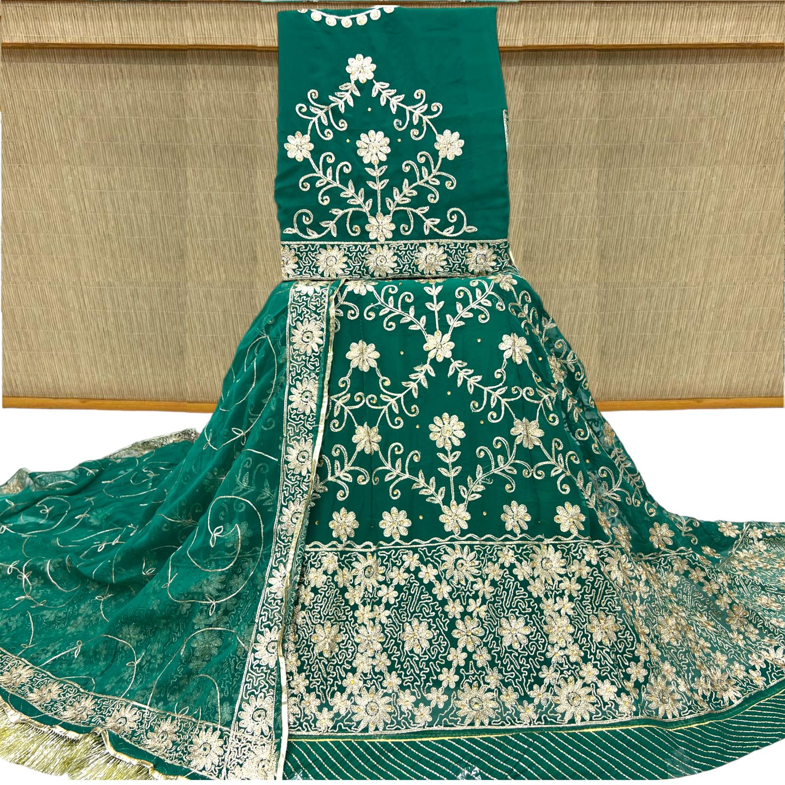 Beautiful Rajsthani Traditional Designer Georgette Rajputi Poshak