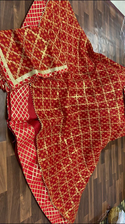 Beautiful Rajsthani Traditional kotta Doriya Lahriya Print Lehenga Choli